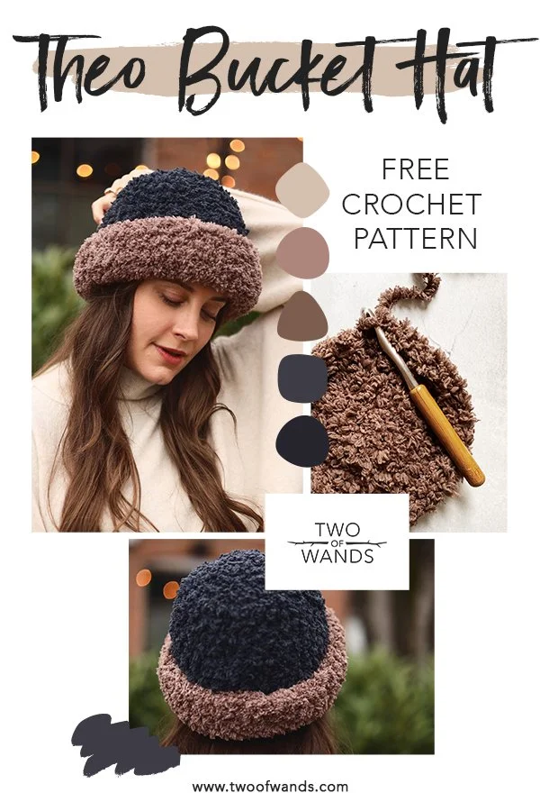 Theo Bucket Hat FREE Crochet Pattern — Two of Wands